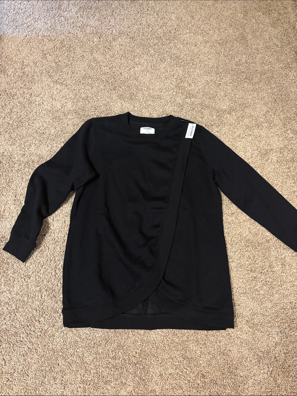 Old Navy Black Maternity Tunic Top